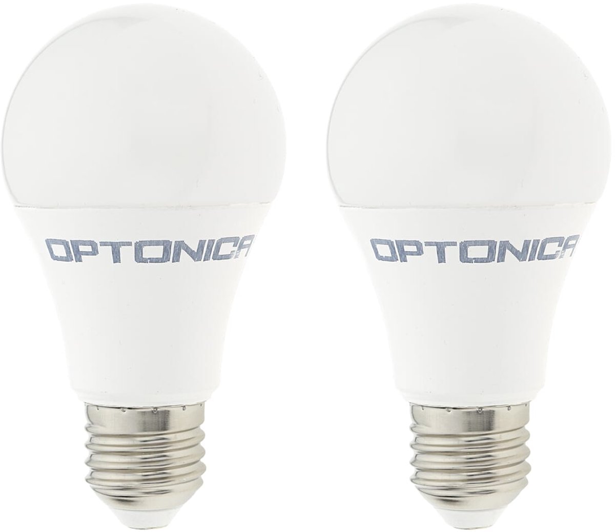 Optonica LED Lamp A60 E27 - 10.5W (vervangt 90W) - 1055lm - 2700K Warm Wit - 230V - Ø60mm - Energiezuinig - 2 stuks