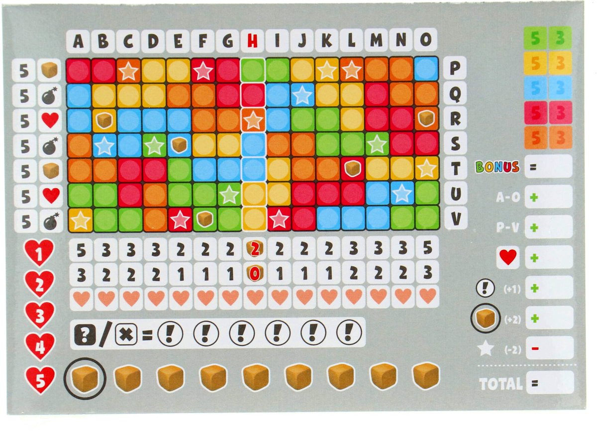 999 Games - Scoreblokken - Keer op Keer 2 - Twee stuks Level 1 - Dobbelspel — afbeelding 5