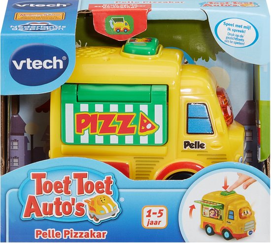 VTech Toet Toet Auto's - Pelle Pizzakar - Interactief Speelgoed - Speelgoed Auto - Nederlands Gesproken van Vtech — afbeelding 4