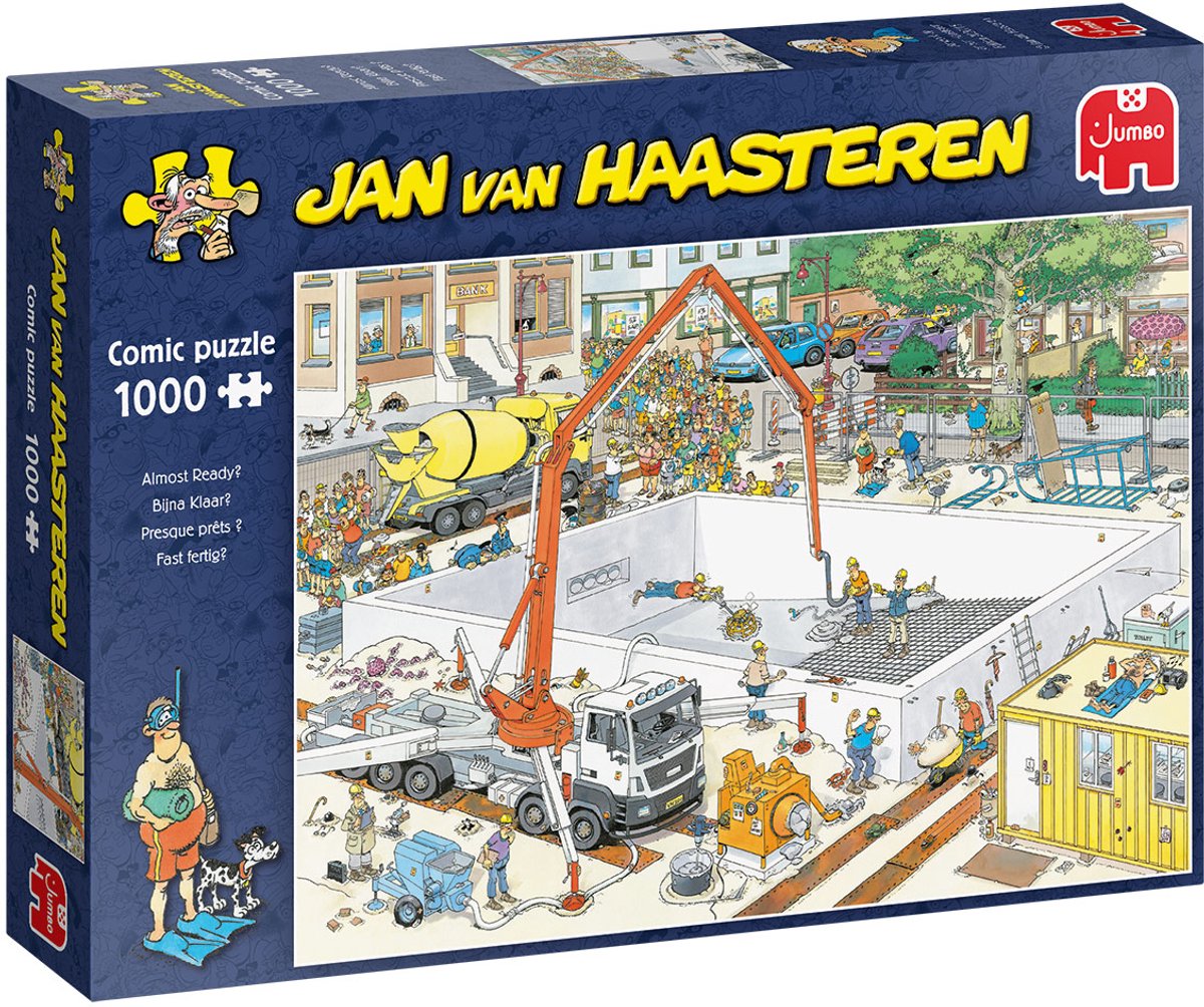 Jan van Haasteren - Bijna Klaar? - 1000 stukjes puzzel — afbeelding 8