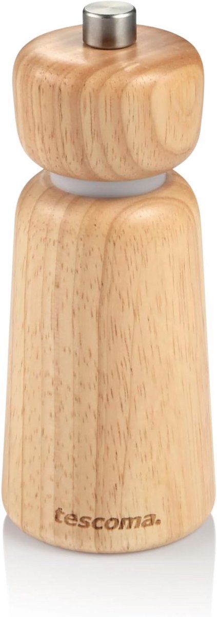 Peper- en zoutmolens 15 cm - keramisch maalwerk, houten design