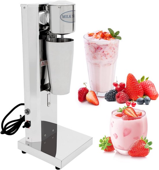 Milkshake Maker 180W Roestvrijstaal Blender 650 ml 18.000 rpm - Smoothies Cocktails Shakes van Merkloos — afbeelding 5