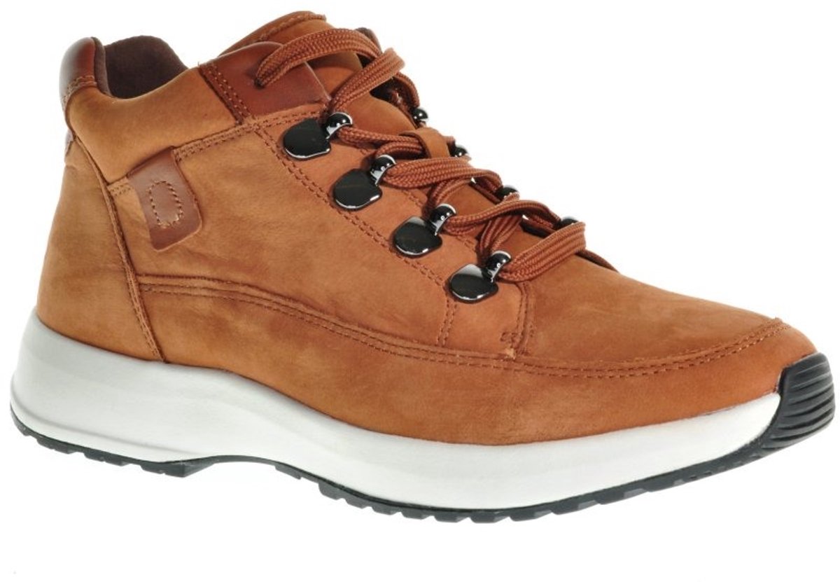 Cognac Sneaker Dames Hoog Caprice maat 37