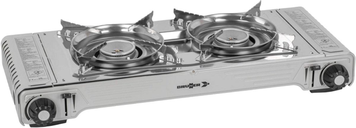 Brunner Devil Double Grill - Gas kooktoestel met grillfunctie