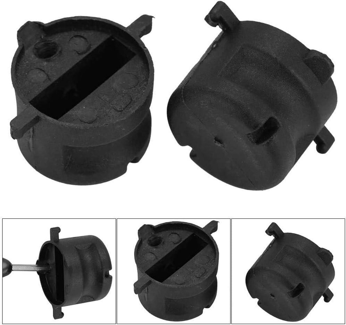 Ronte - Surfboard Staart Rudder Slot - FCS FIN G5 Stekkers - Zwart - Set van 6 met Schroef Sleutel
