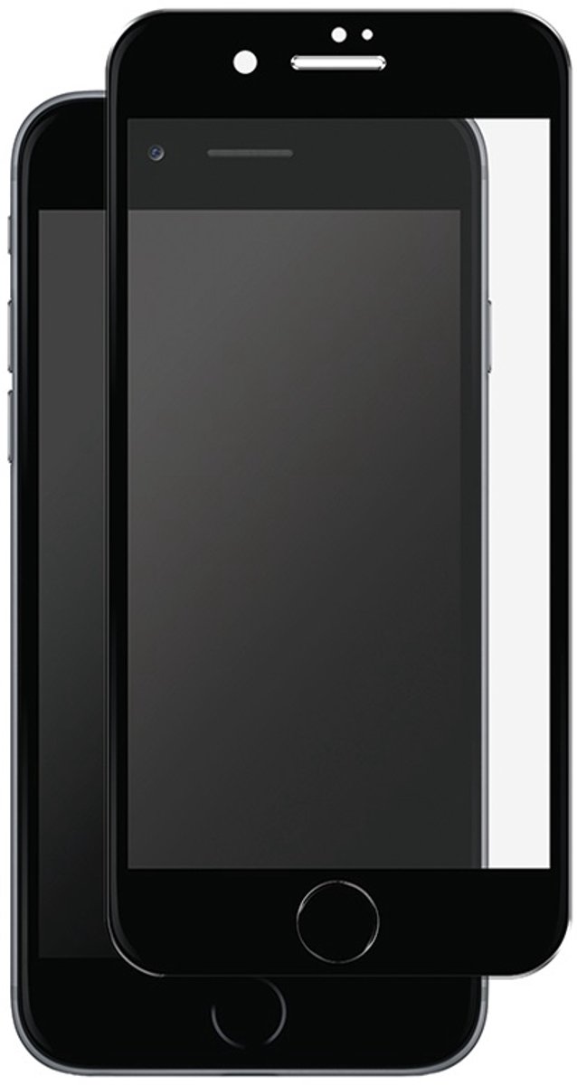 Elemax Ip73dblack - 3D Screenprotector voor iPhone 7 - Zwart