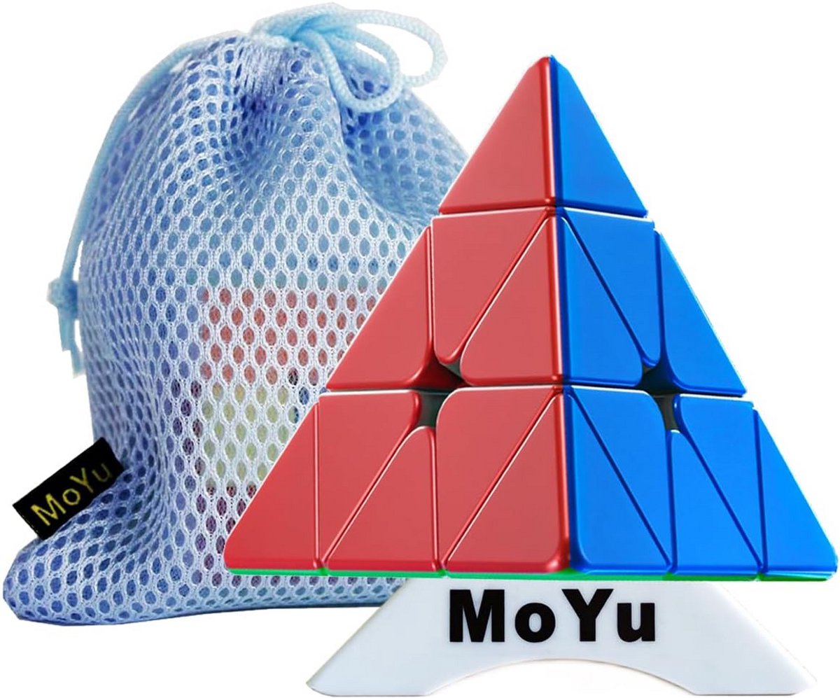 Pyraminx Puzzel Kubus - 3x3x3 Driehoek Tetraëder Draaipuzzel voor Beginners en Gevorderden