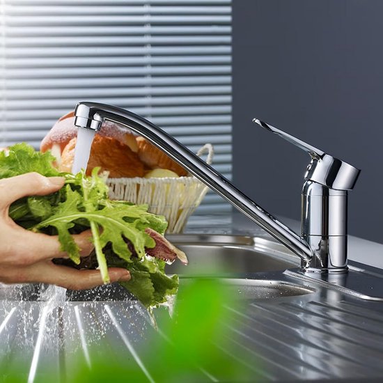Keukenkraan met Uittrekbare Uitloop en Waterfilter - 360° Draaibare