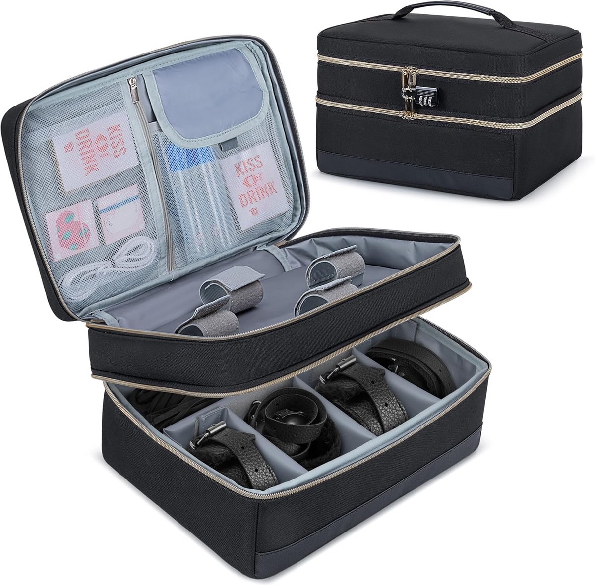 Afsluitbare Opbergtas voor Discreet Bewaren van Persoonlijke Items