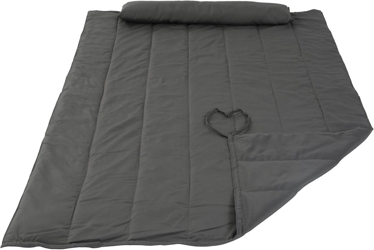 Draagbaar Hangmat Pad voor 2 Personen - Polyester Comfort in Donkergrijs