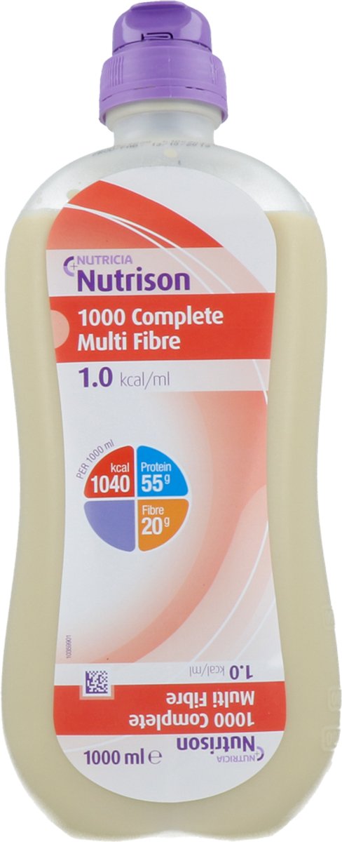Nutricia Nutrison 1000 Complete Multi Fibre 8 x 1000ML - Voordeelverpakking
