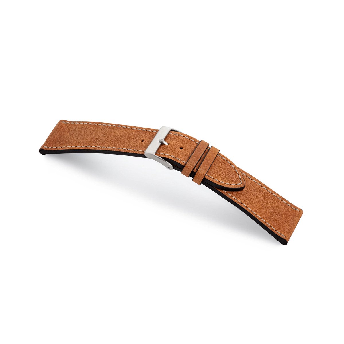 Horlogeband Hoheluft 24-20 mm Cognac S