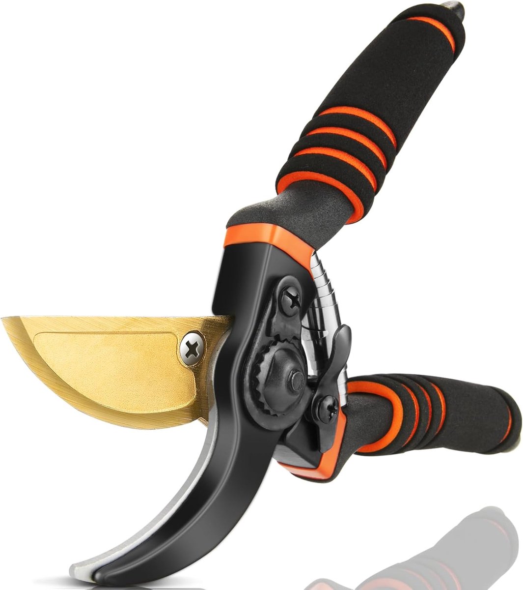 8,5" Bypass Snoeischaar | Professionele SK5 Staal met Titanium Coating, Scherpe Tuinzeischaar voor Snoeien, Plukken en Beschermen van Planten