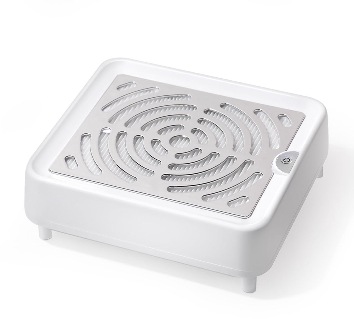 Nagelstofafzuiger - Nagelstudio stofzuiger - Desktop nagelstofafzuiger - Onmisbaar voor nagelstylisten - Hoog vermogen - Geschikt voor manicures, acrylnagels, kunstnagels, gelnagels - Wit