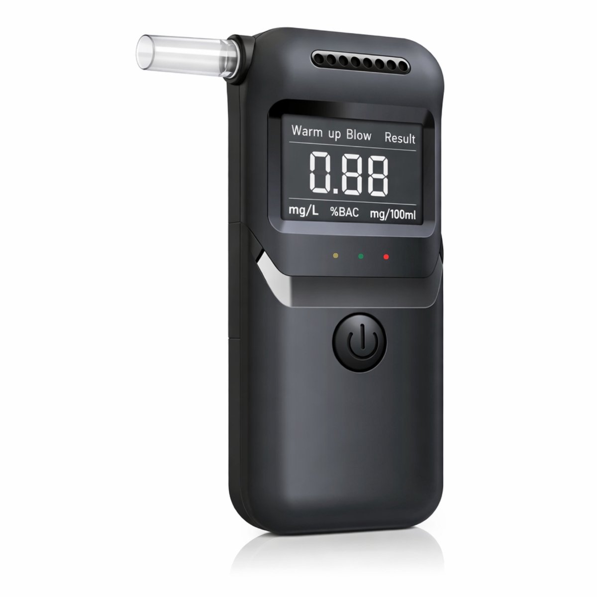 Alcoholtester – Digitale Blaastest met LED Kleurensysteem – Alcoholmeter incl 5 mondstukken – Geschikt voor NL/BE/FR - Batterijen meegeleverd