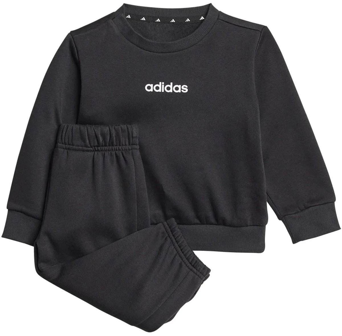 Adidas Essentials Linear Joggers Set 6-9 Months Jongens Meisjes Zwart