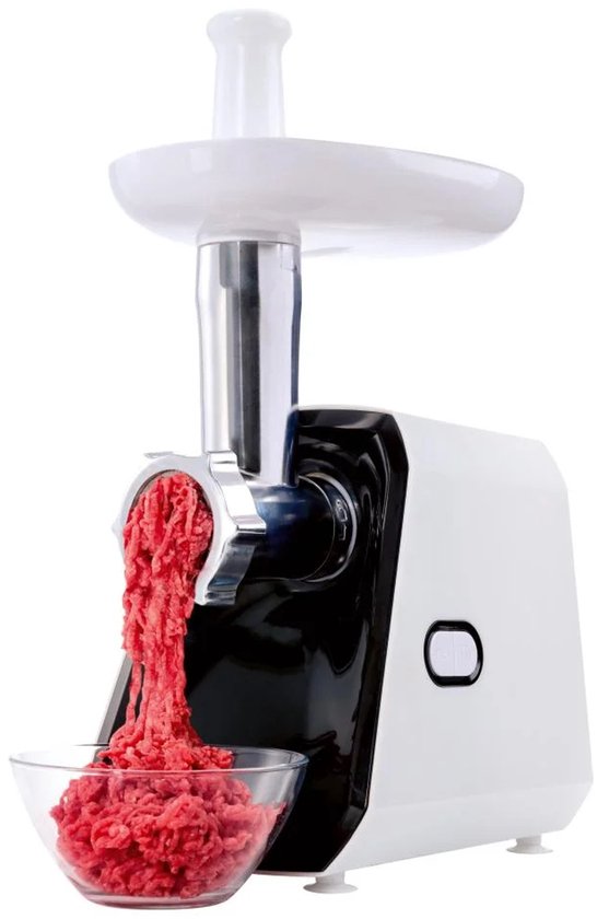 Silvercrest Kitchen Tools Elektrische gehaktmolen - vleesmolen - Vermogen: 300 W - Verwerkingshoeveelheid: 1 kg vlees/min. - Ideaal voor het vermalen van vlees en voor het maken van worst - Met aan/uit schakelaar en terugloopfunctie van Silvercrest Kitchen Tools — afbeelding 4