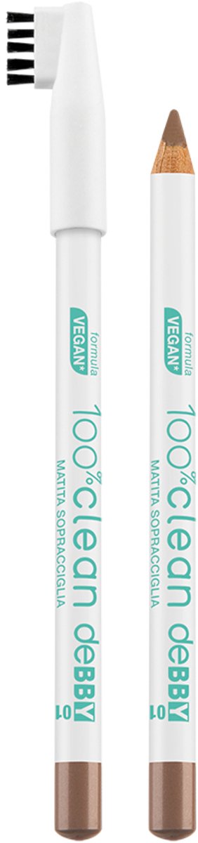 Debby 100% Clean Eyebrow Pencil 01, Light