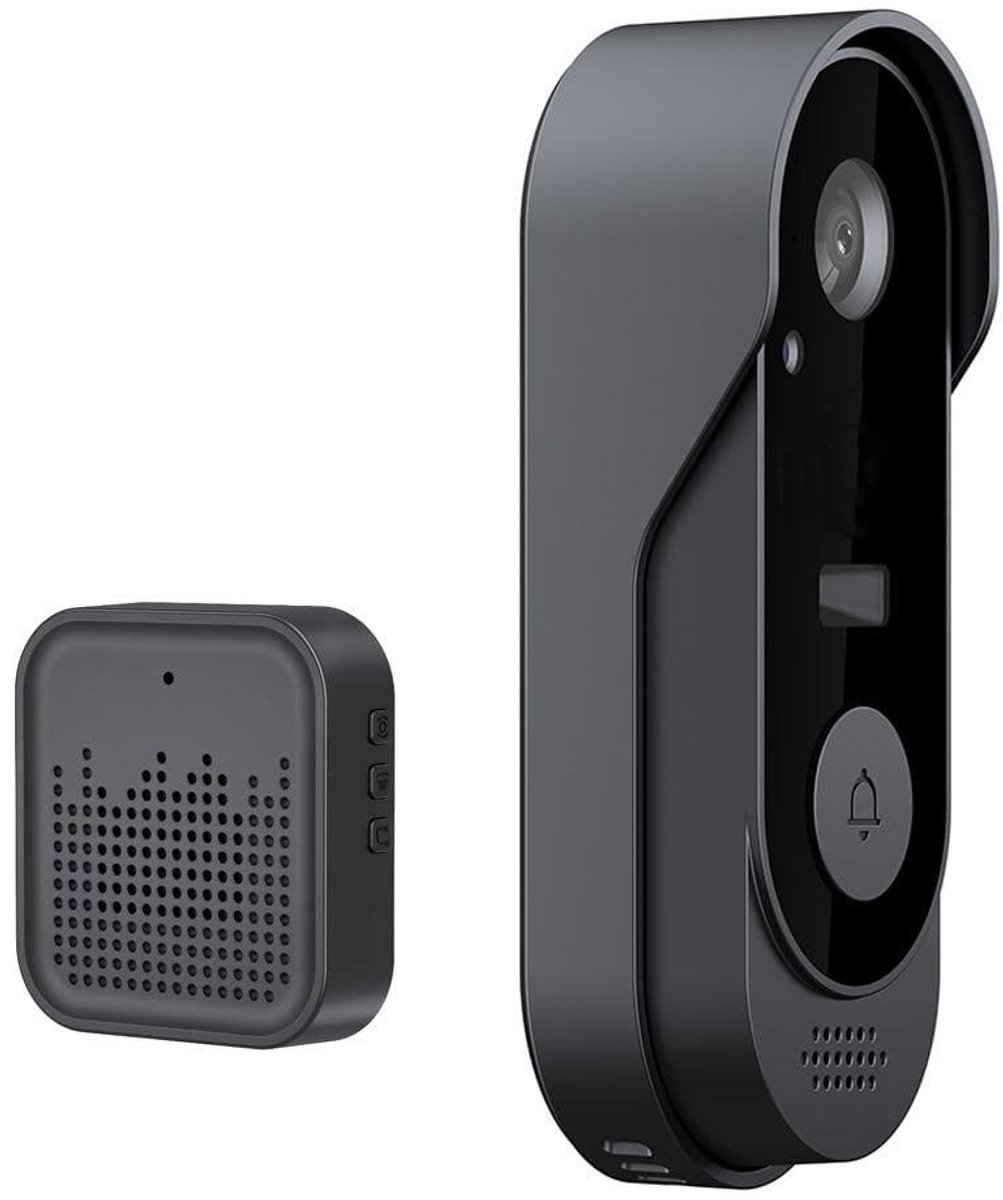 Draadloze Slimme Video Deurbel met Camera 2K Full HD - Draadloze - €29,99