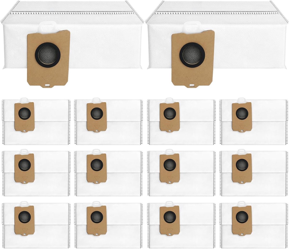 14 stuks vervangende stofzakken - geschikt voor Narwal Flow - Freo X10 Pro - Freo Z Ultra - Freo Z 10 robotstofzuiger - Reserveonderdelen en accessoires - wegwerpstofzakken