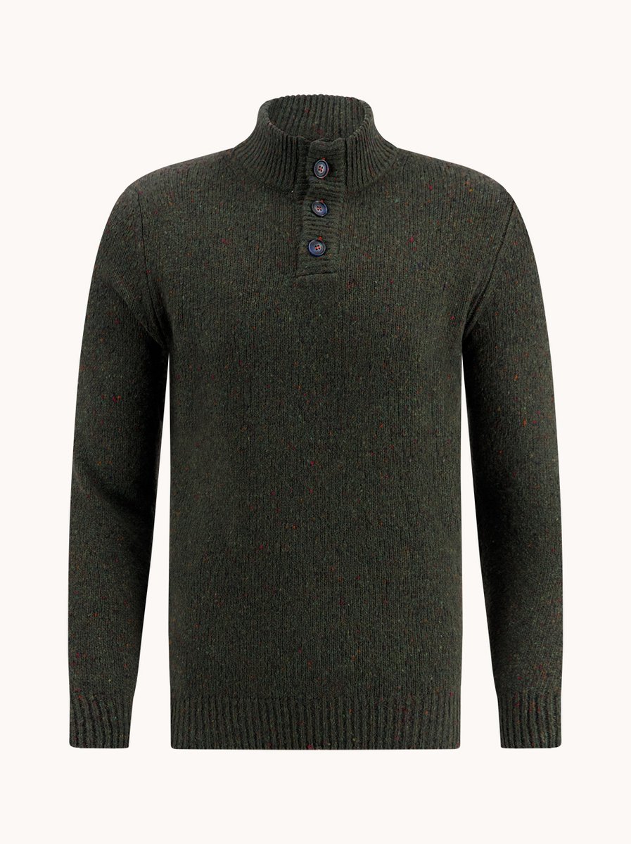 A Fish Named Fred Jumper knitted Hedge Green (32.504.313)