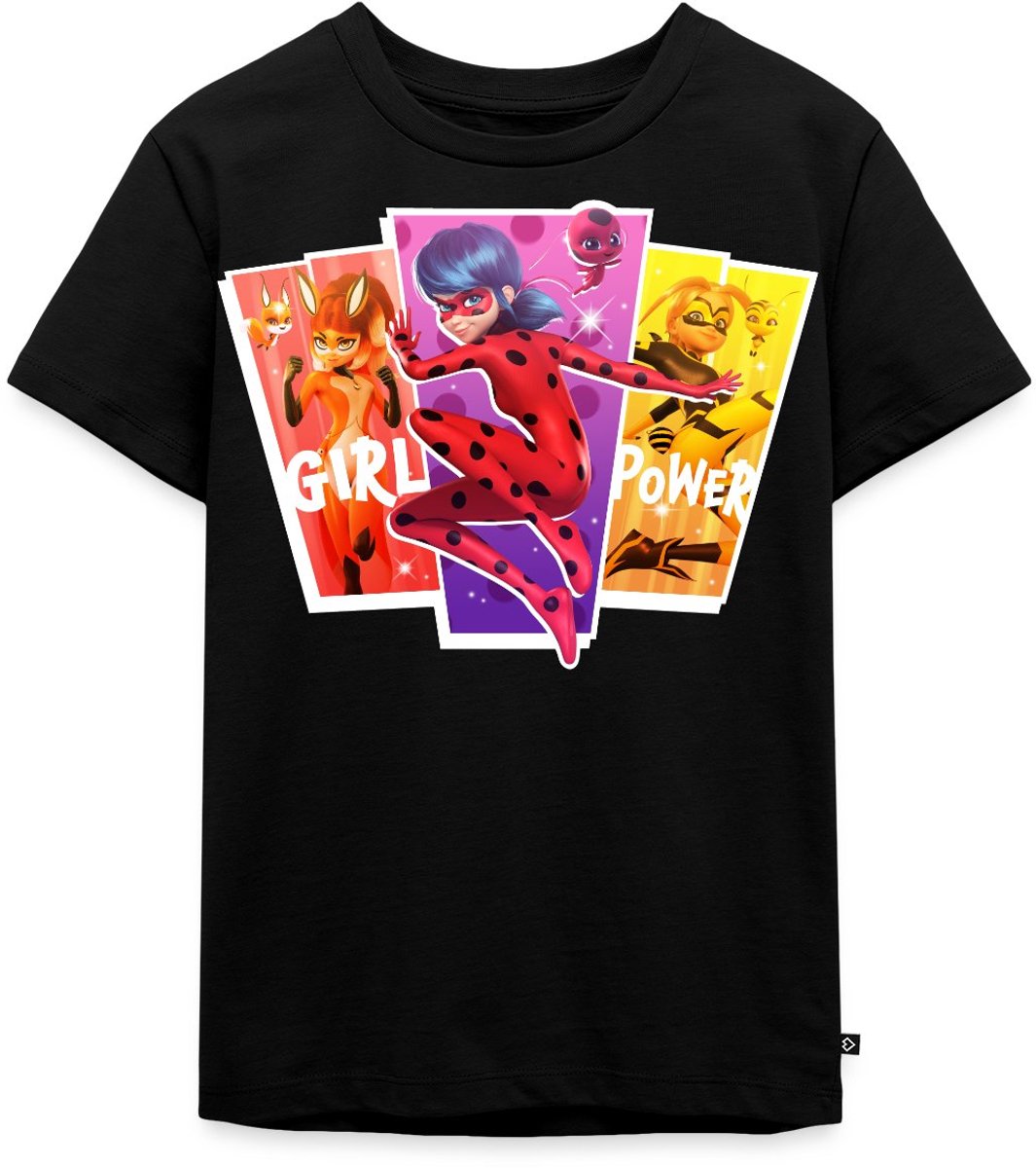 Miraculous Girl Power Ladybug Superheld Premium T Shirt Kinderen