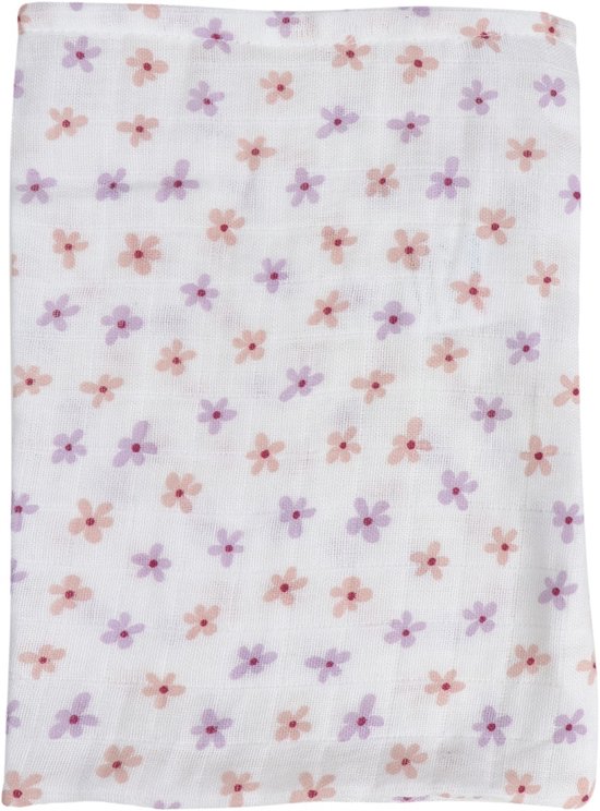 MamaLoes Bloemen 15 x 21 cm 3 Stuks Hydrofiel Washandjes van Merkloos — afbeelding 2