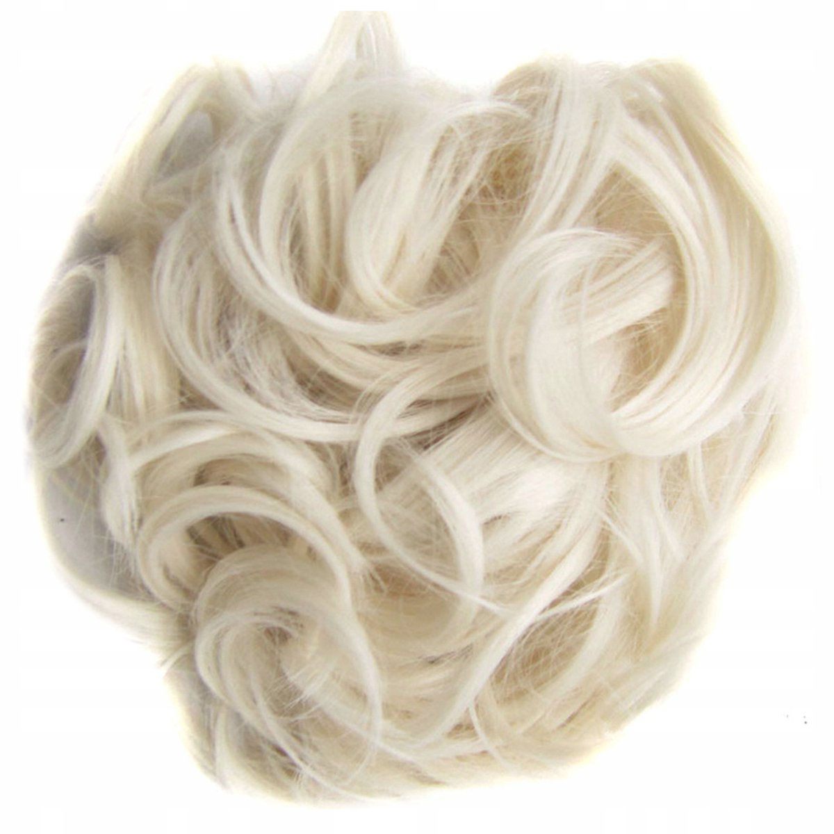 Synthetische Blond Haarstukken met Elastiek - Dichte Lokken