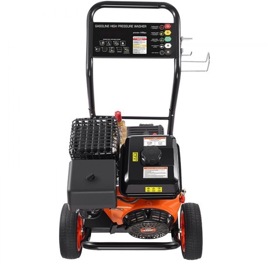 Hogedrukreiniger - Benzine - 303 Bar (4400 PSI) - 15 L/min - Koperen Pomp - Hogedrukpistool & Verlengstuk - 5 Spuitmonden - Terrasreiniger van Merkloos	 — afbeelding 2