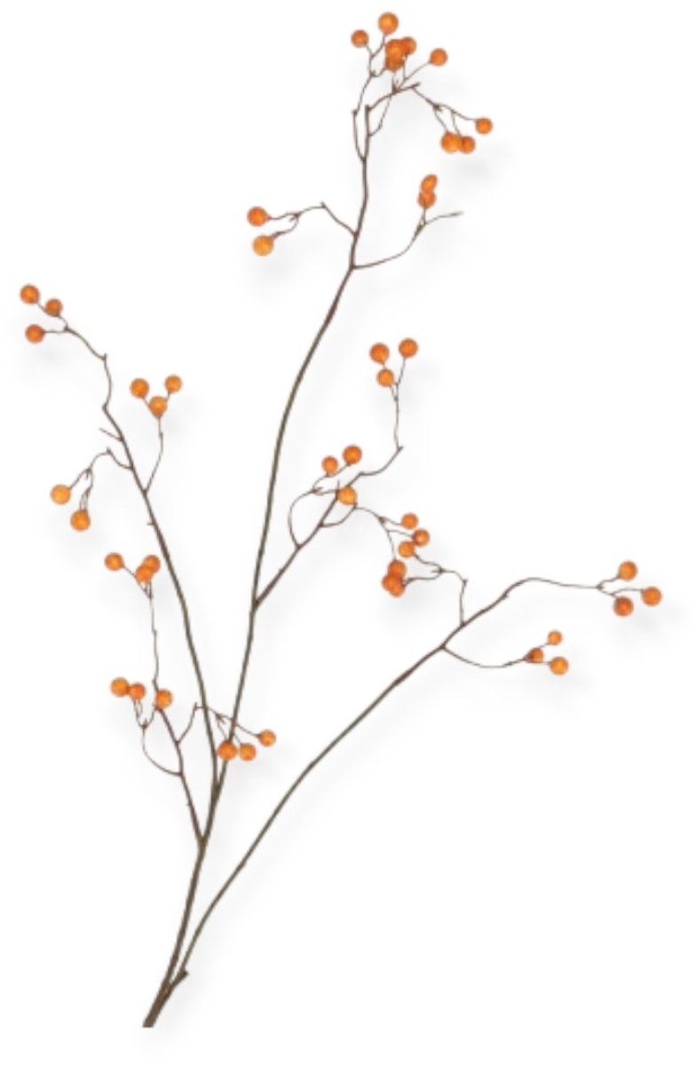 Daan Kromhout - Kunsttak - Oranje - Bes - Besjes - Silk Berry - 93cm