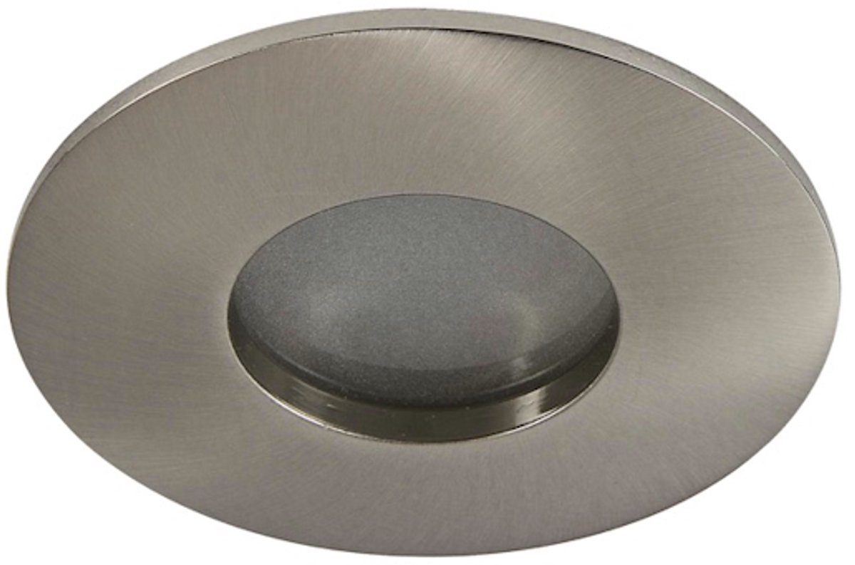 IP44 LED inbouwspot Blenda -Rond RVS Look -Warm Wit -Dimbaar 4W -Philips