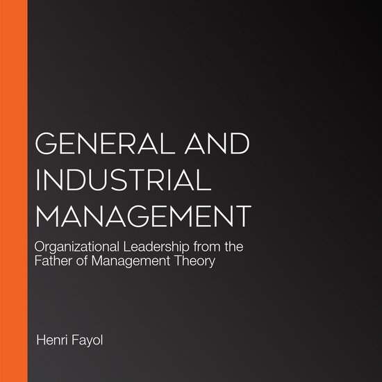 General and Industrial Management - cover