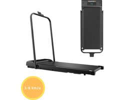 Livista Inklapbare Loopband – 1-6 km/h – Hometrainer voor Thuis – Wandel- & Hardloopband – LED Display – met Afstandsbediening – Compact & Stil