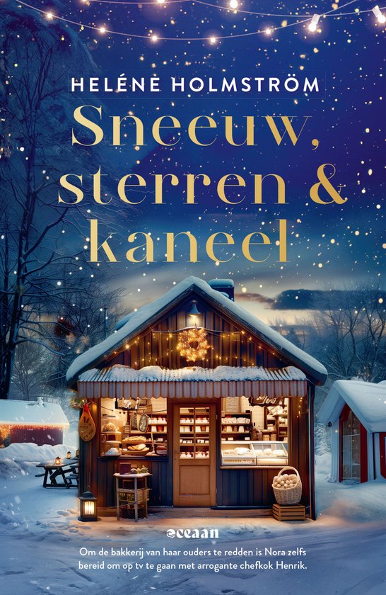 Liefde achter de schermen - Sneeuw, sterren en kaneel - cover