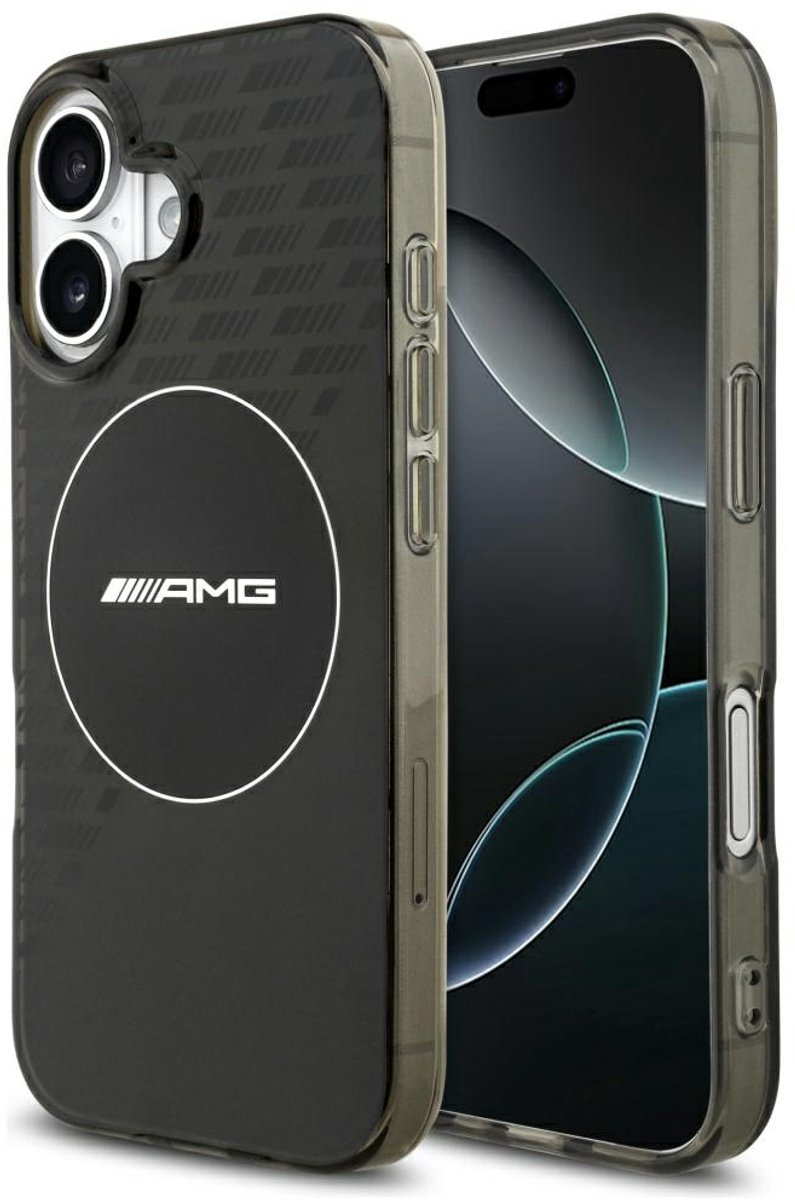 Mercedes Amg Dubbele Laagse Hoes Voor Iphone 17 Pro Magsafe Met Transparante