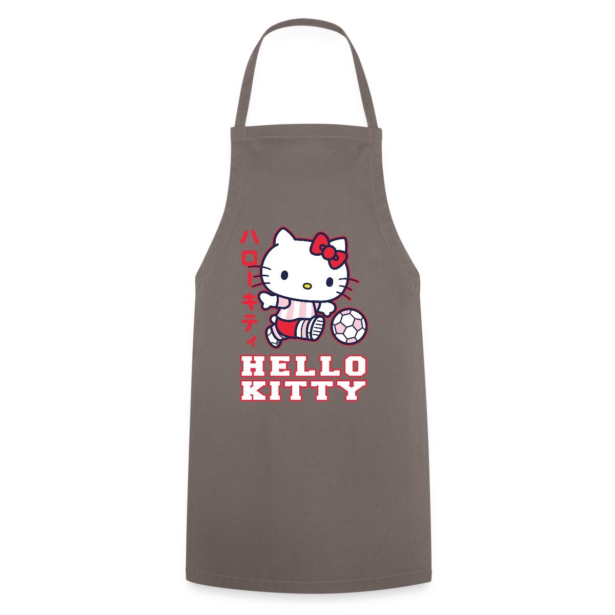 Hello Kitty Speelt Voetbal Keukenschort
