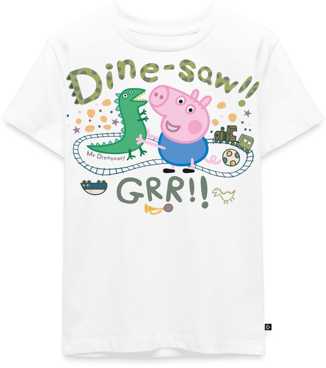 Peppa Pig Dine-Saw Grr Premium T Shirt Kinderen
