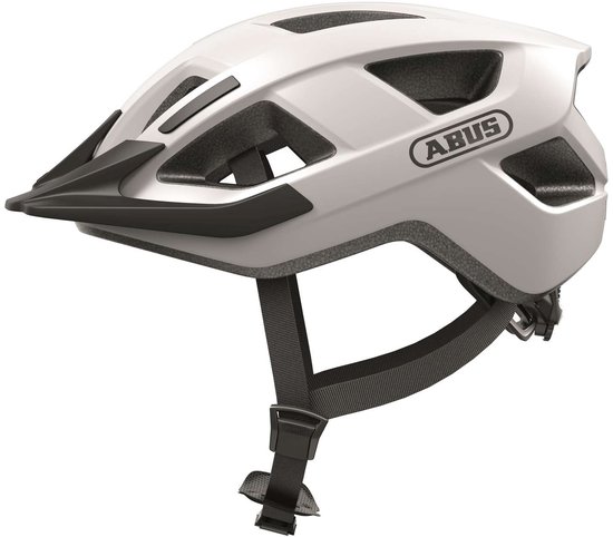 ABUS Aduro 3.0 Fietshelm Polar White M