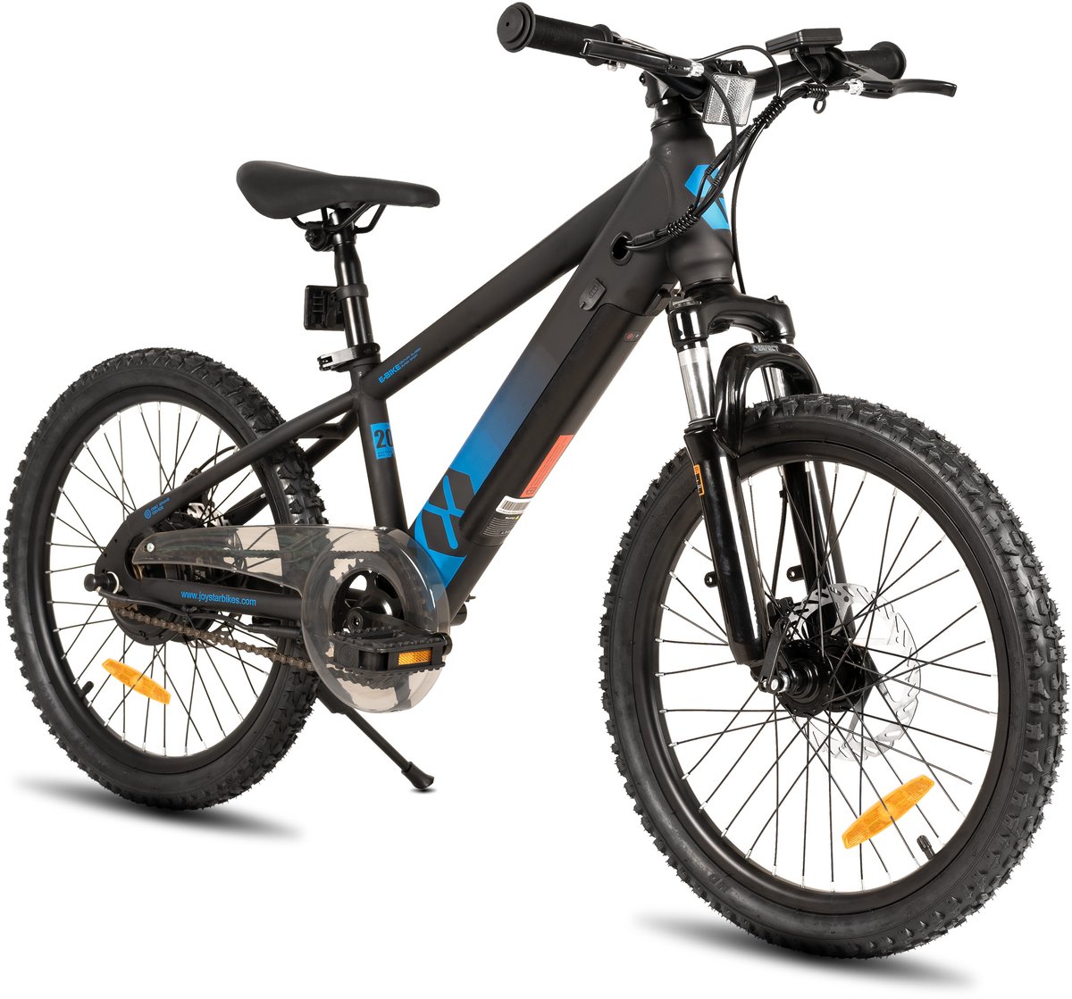 JOYSTAR Elektrische Fiets E-Bike – 20 Inch – Voor Kinderen/Tieners – 250W Motor – 1 Versnelling – Spaakwiel – Mechanische Schijfremmen – Zwart - JOYSTAR - €549,99