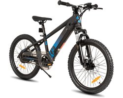 JOYSTAR Elektrische Fiets E-Bike – 20 Inch – Voor Kinderen/Tieners – 250W Motor – 1 Versnelling – Spaakwiel – Mechanische Schijfremmen – Zwart - Geschikt voor buitenactiviteiten in de lente