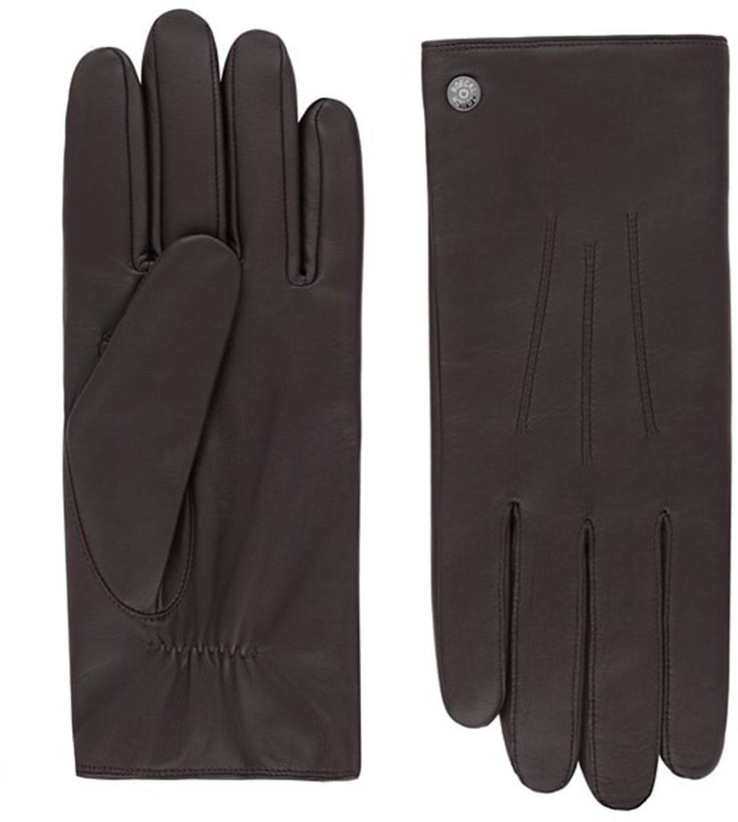 Roeckl Coburg Touch Handschoenen Leder - Jongens - coffee