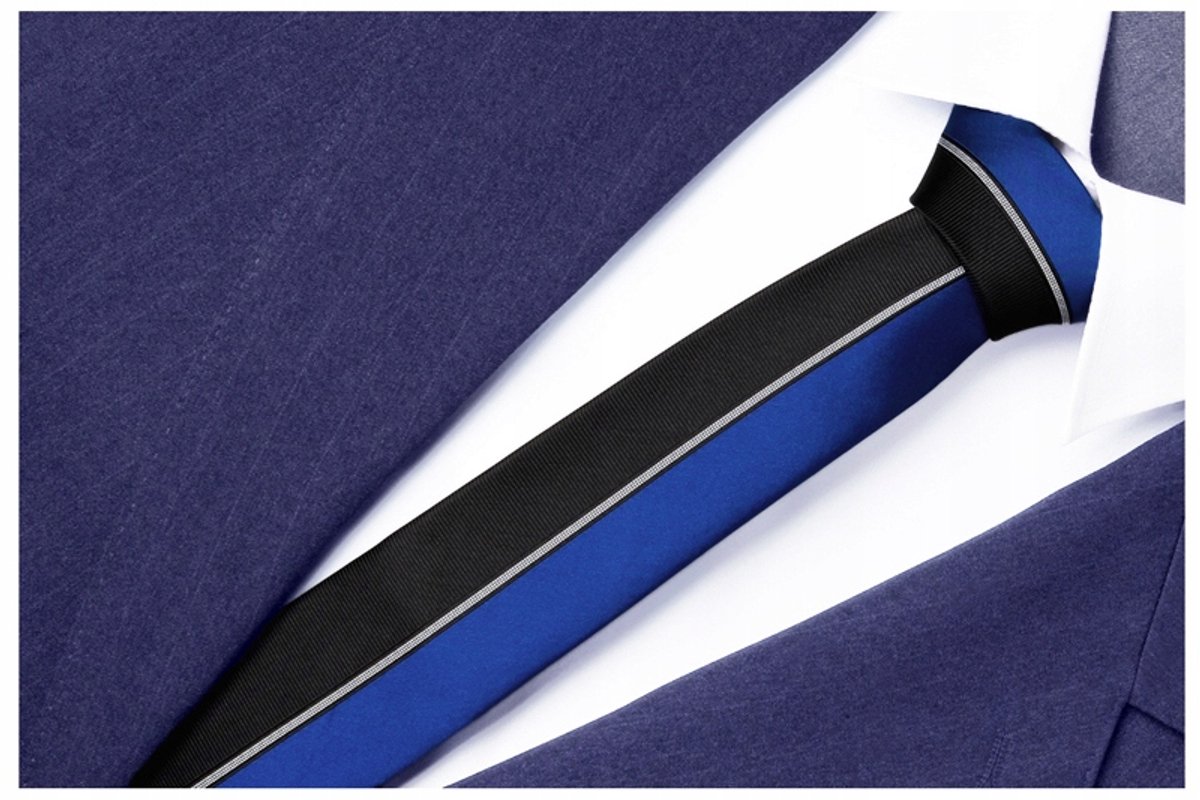 GREG Jacquard Heren Knoop - Slim Fit Microvezel Knoop (6cm)