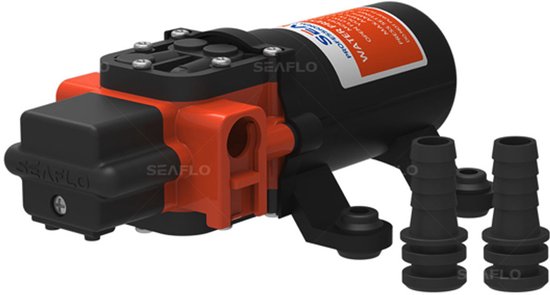 VEVOR Zelfaanzuigende Pomp, 12V DC 7,5 Naar 11,3A Membraanpomp, 3 GPM Zelfaanzuigende Elektrische Pomp Uit Polypropyleen Behuizing Voor Het Verpompen Van Water 1 X Filterzeef En 1 X Installatiekit