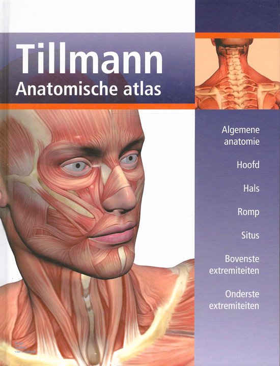Tillmann Atlas d'anatomie, avec illustration anatomique détaillée des muscles humains.