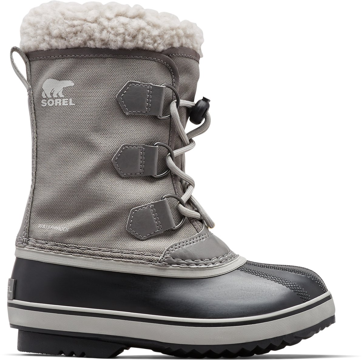 Sorel YOOT PAC™ NYLON WP Youth Unisex Snowboots - Quarry, Dove - Maat 37