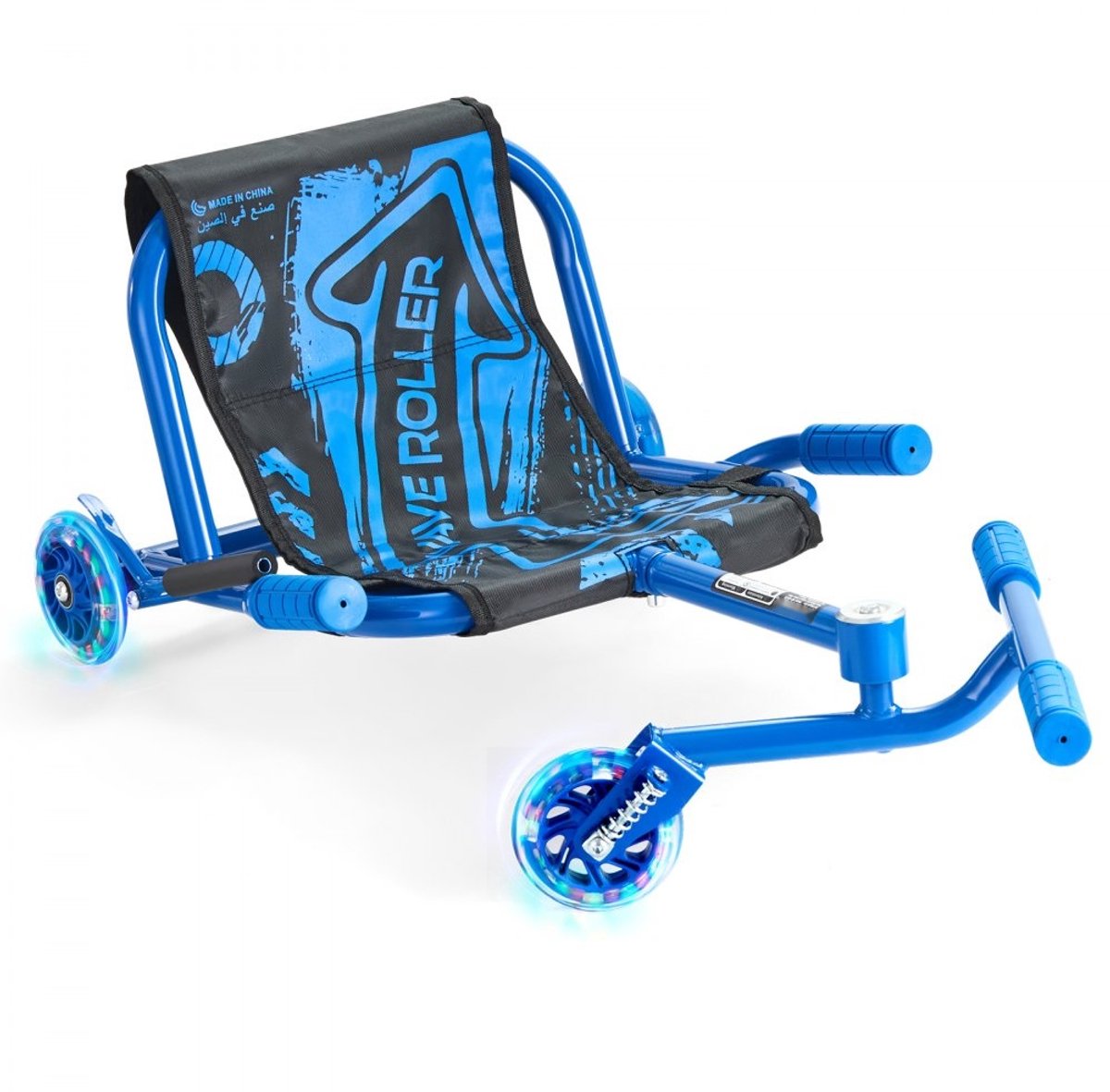Drift Trike Driewieler - Driewieler Scooter - Draagvermogen 90 kg - Afmeting 106 x 52 x 43 cm - Leeftijd 10+ Jaar - Voor Harde Ondergronden - Binnen en Buiten - Blauw