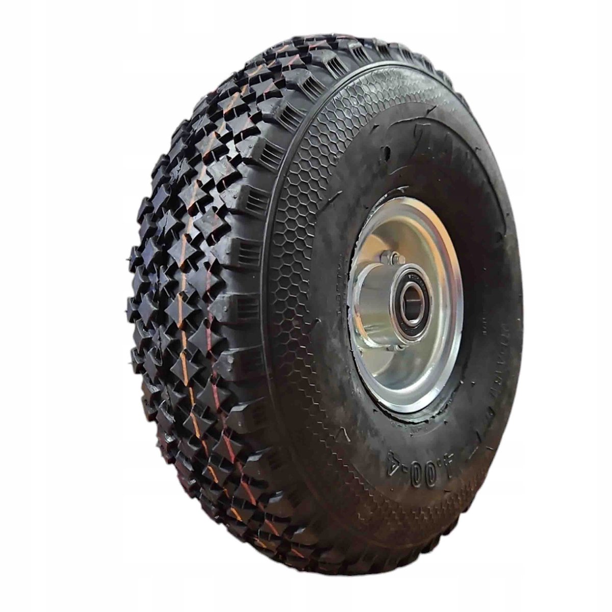 Compleet Wiel 400-4 4PR voor Magazijn- en Tuinwagen