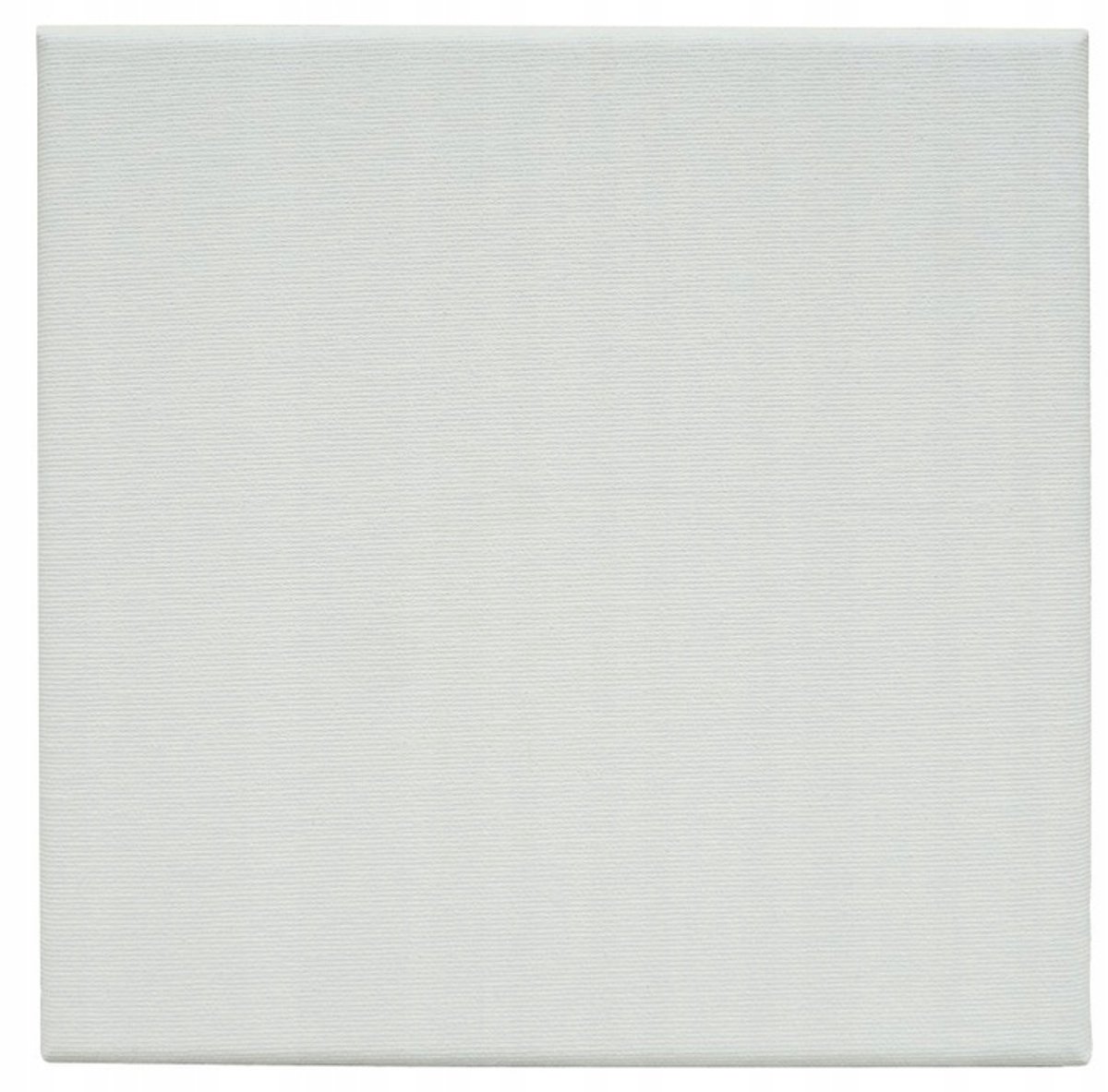 Merkloos Katoenen Schilderdoek 30x30 cm, Drie Keer Gegrond