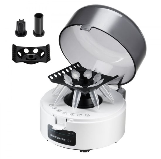 Produktbild von LABFISH Mini-Zentrifuge 7000 RPM – Leistungsstarke Tisch-Mikrozentrifuge Mit 3-in-1 Rotor Für 0,2/0,5/1,5/2 Ml Röhrchen Und PCR-Streifen