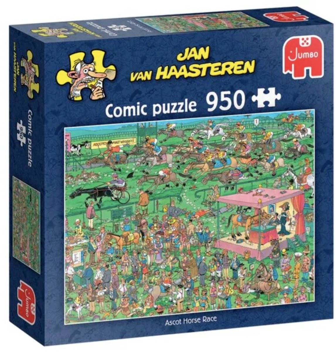 Jan van Haasteren - Ascot Horse Race - 950 stukjes - Legpuzzel